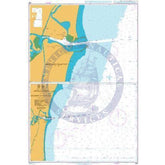 British Admiralty Nautical Chart 569: India - East Coast, Approaches to Krishnapatnam